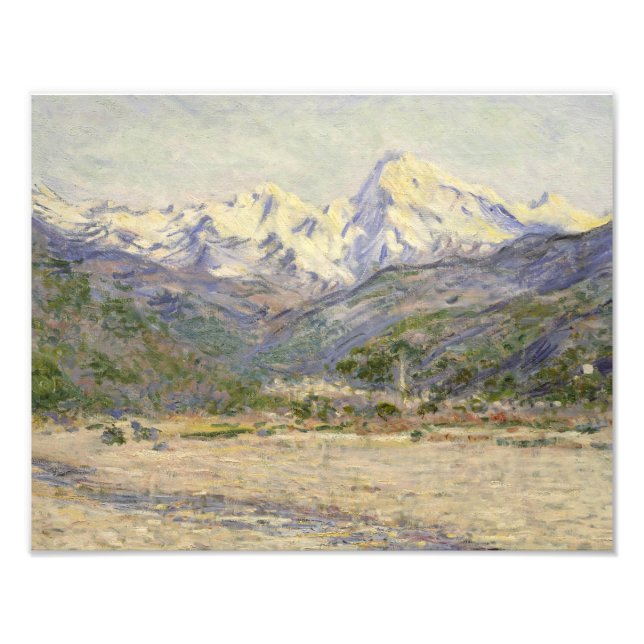 Foto Claude Monet - O Vale da Nervia (Frente)