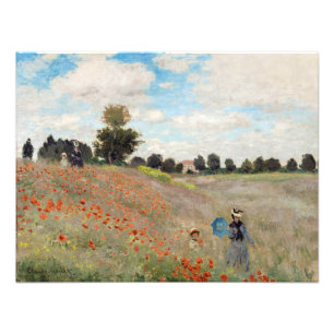 Foto Claude Monet - Poppy Field