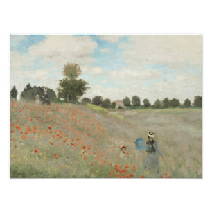 Foto Claude Monet - Poppy Field