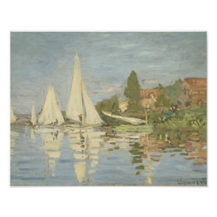 Foto Claude Monet - Regattas no Argenteuil