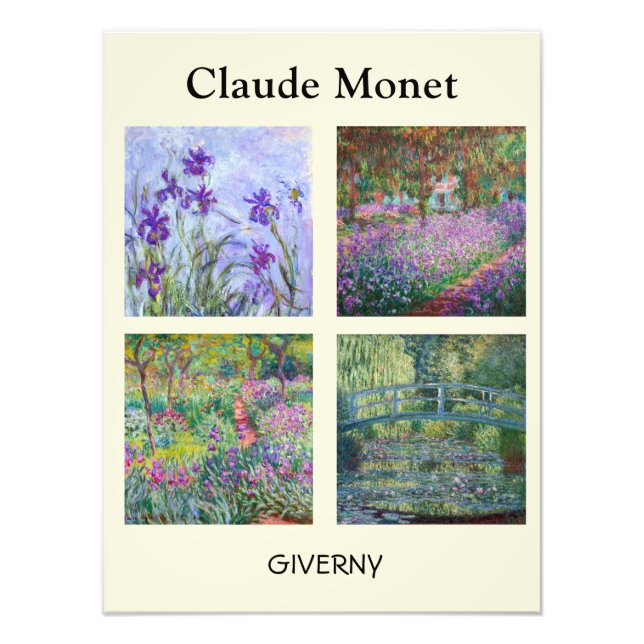 Foto Claude Monet - Seleção de obras-primas Giverny (Frente)