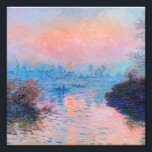 Foto Claude Monet - Sunset No Sena<br><div class="desc">Claude Monet - Sunset On The Seine At Lavacourt Winter Effect 1880</div>