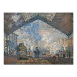 Foto Claude Monet - Vista exterior da estação de Santo-