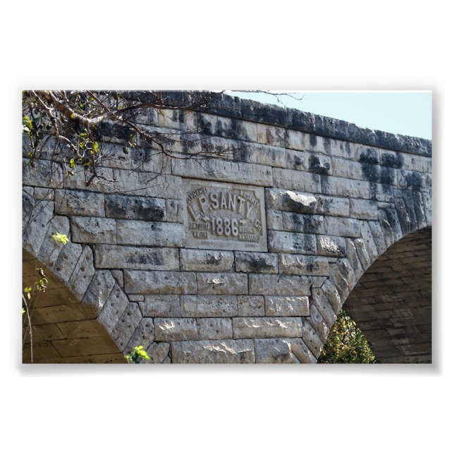 Foto Clements Stone Arch Bridge, Kansas (Frente)