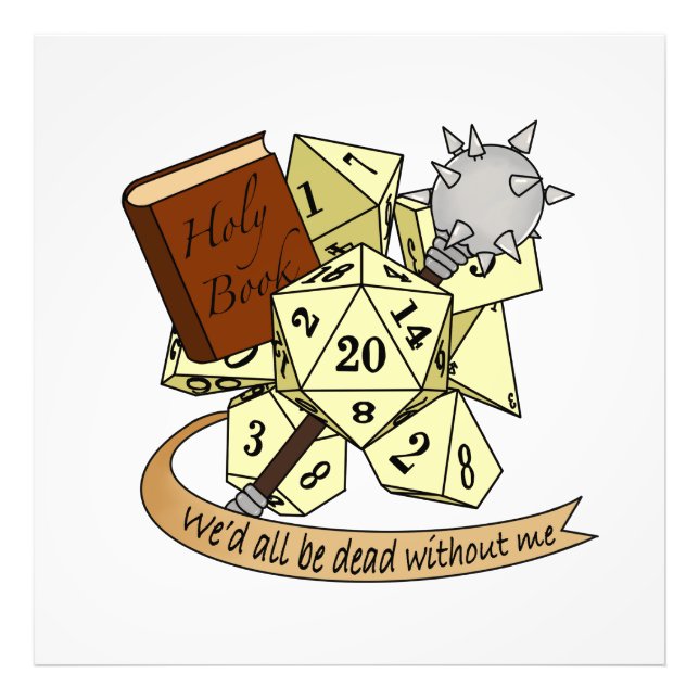 Foto Cleric Dice Design (Frente)