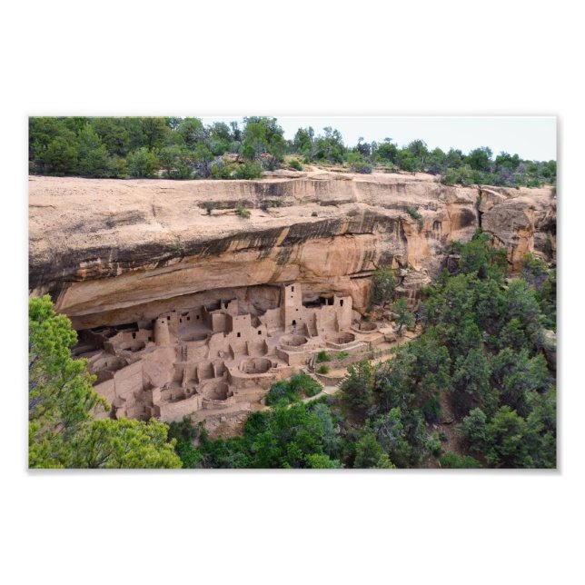 Foto Cliff Palace Panorama, Mesa Verde, Colorado, 12x8 (Frente)