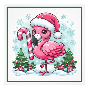 Foto Clipart-27301 de Sublimação do Flamingo de Natal