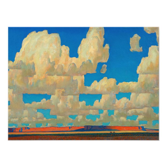 Foto Cloud World por Maynard Dixon (Frente)