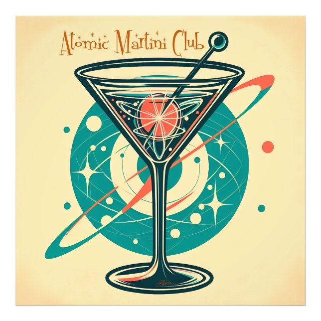 Foto Clube Martini Atômico Era Espacial (Frente)