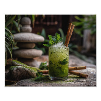 Foto Cocktail Verde Herbal Fuga Jardim Zen