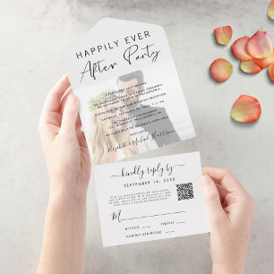 Foto Código QR Casamento Recepção Felizes para Sem