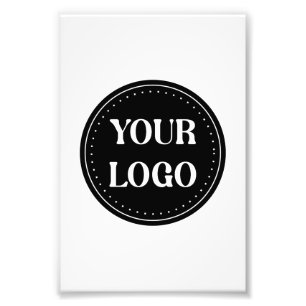 Foto Código QR preto elegante e elegante