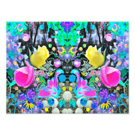 Foto Colagem de Lírio Stargazer, Rosa e Hibisco Rosa