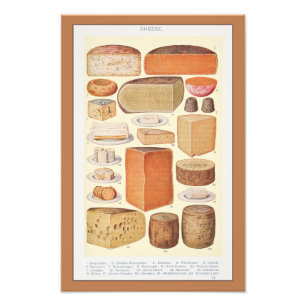 Foto Colagem Vintage de Queijos Domésticos, Beeton, 19