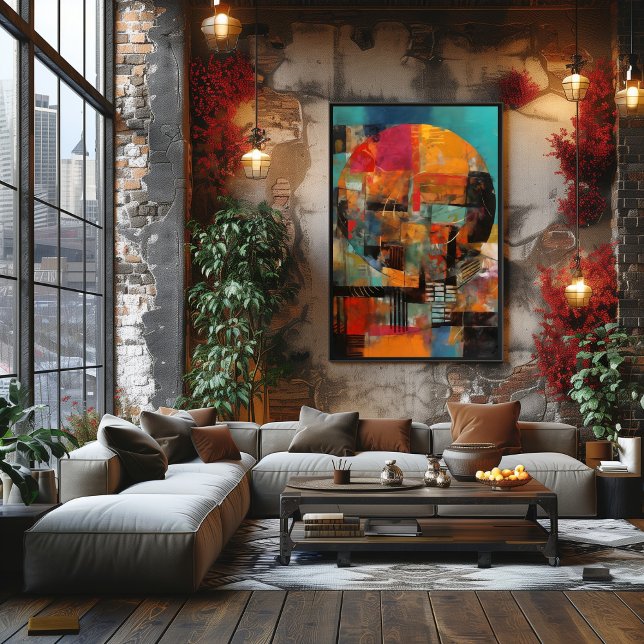 Foto Collage Abstracto de Círculo Geométrico (Criador carregado)