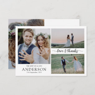 Foto Collage Obrigados Cartões de agradecimentos d