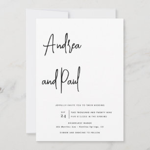 Foto Collage Wedding Convites De Código Qr