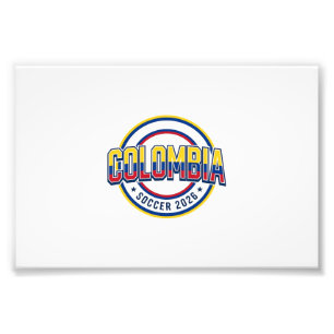 Foto Colômbia Futebol 2026 Futebol Negrito País Tipogra