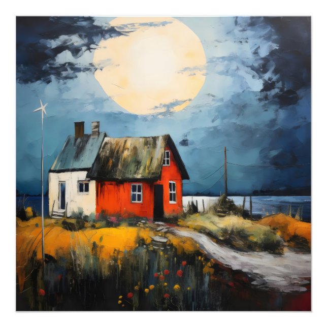 Foto Coloração de Paisagem Nórdica (Frente)