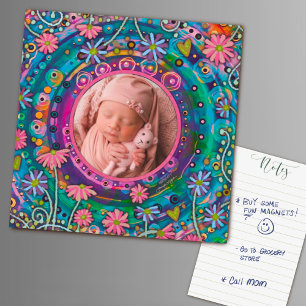 Foto Colorida Bonito da Família