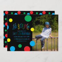 Foto Colorida de Bolas de Salto de Aniversário de