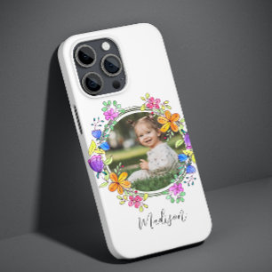 Foto Colorida Floral Simples Personalizada