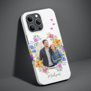 Foto Colorida Floral Simples Personalizada