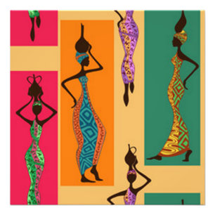 Foto Coloridas Mulheres Africanas