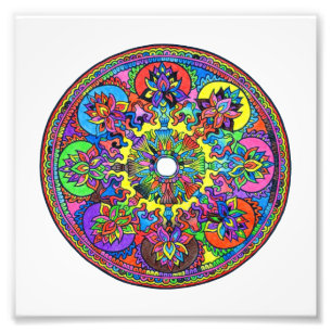 Foto Colorir Mandala