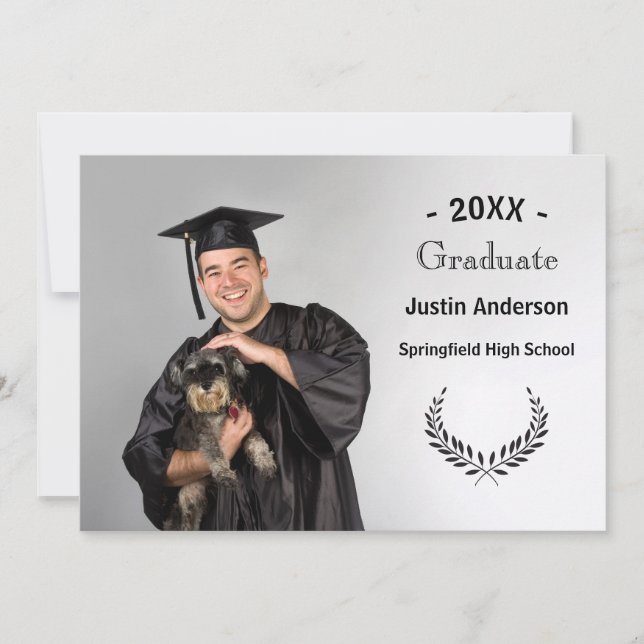 Foto com Galhos - Anúncio de Graduação (Frente)