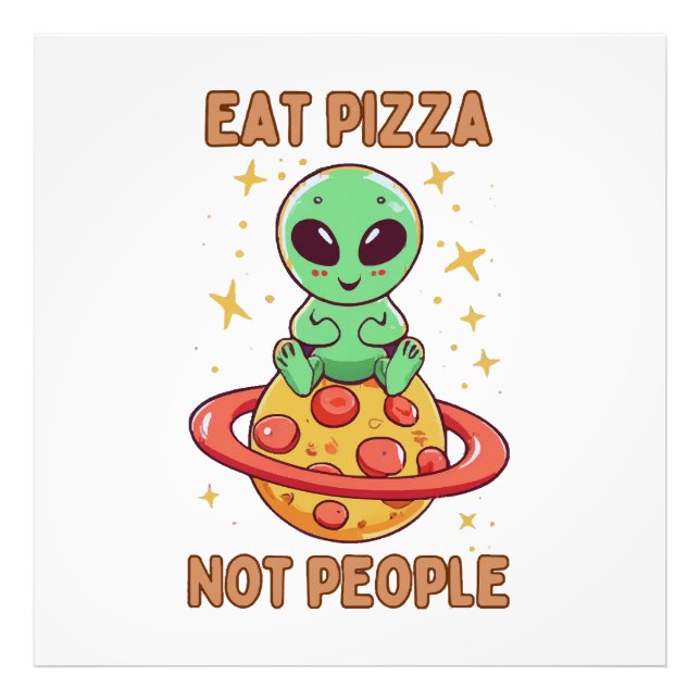 Foto Coma pizza não pessoas (Frente)