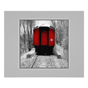 Foto Comboio ferroviário Black and Red Heritage
