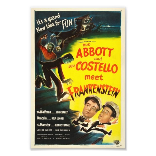 Foto Comédia Clássica Encontra Monstro Clássico (Frente)