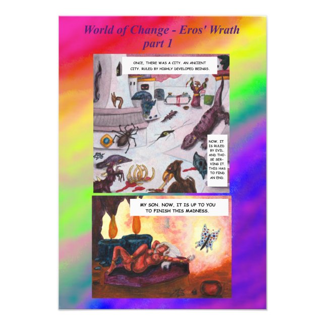 Foto Comic Short Story Fantasy World Change Art Love (Frente)