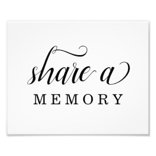 Foto Compartilhe um Sinal de Memória para Funeral, Aniv