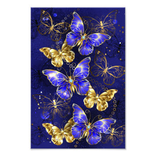 Foto Composição com borboletas de safira