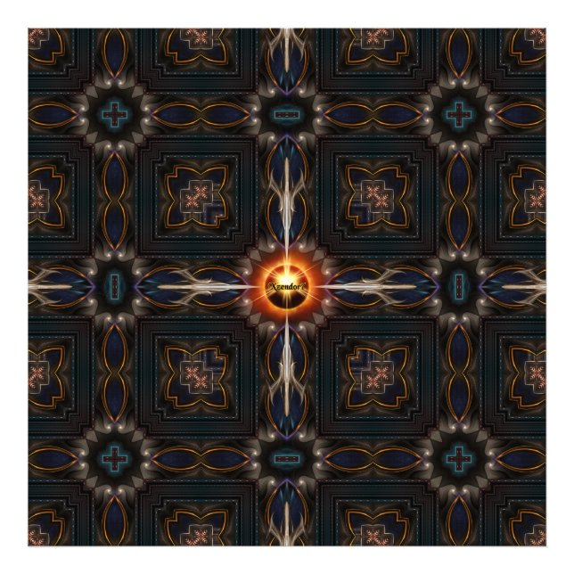 Foto Composição de Arte Fractal Imperial Astral (Frente)