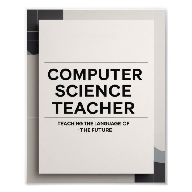 Foto Computer Science Teacher (Frente)