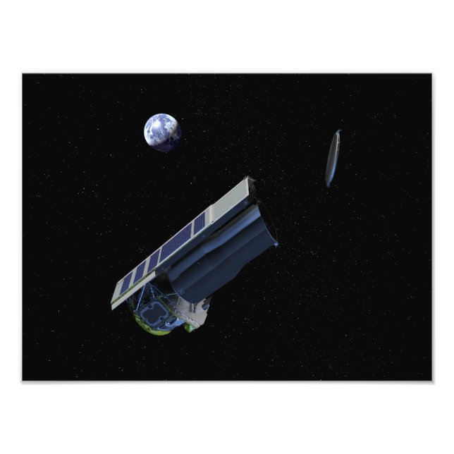 Foto Concepção artística do Spitzer (Frente)