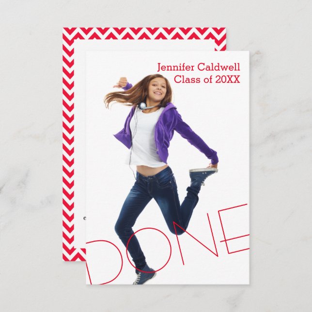 Foto Concluída Vertical - Convite para Festa de fo (Frente/Verso)