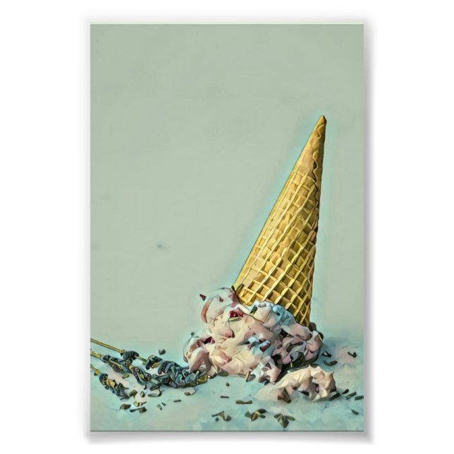 Foto cone de sorvete|para amante de sorvete (Frente)