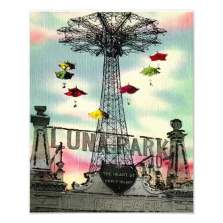 Foto Coney Island Luna Park Amusement Park Brooklyn ny