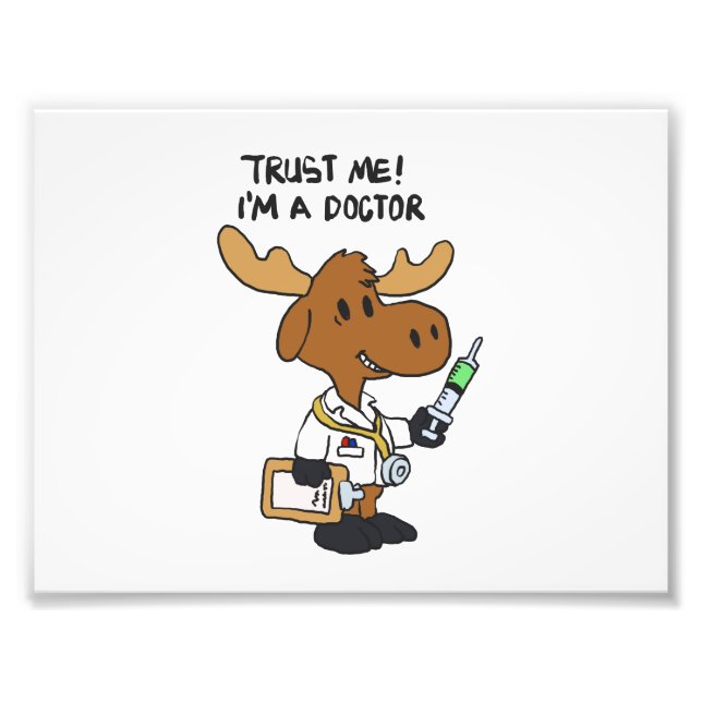 Foto Confie em mim, sou médico. | escolher cor de fundo (Frente)