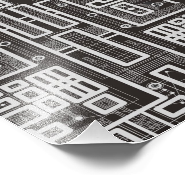 Foto Conselho de Circuito Geométrico (Borda)