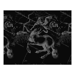 Foto Constelação de Sagitário Hevelius circa 1690