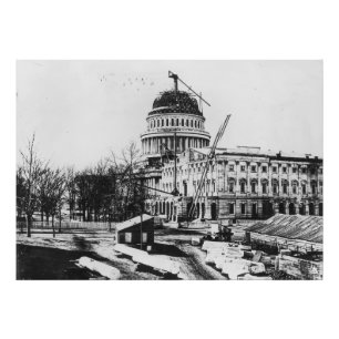 Foto Construção da abóbada do Capitólio dos E.U.