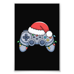 Foto Controlador de Videogame Chapéu de Natal do Papai