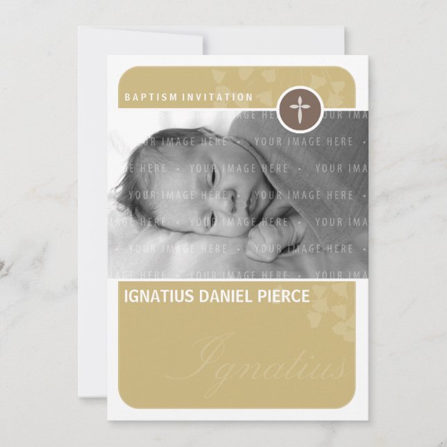 FOTO: CONVITE BAPTISMO: Ponto cardíaco 6P (Frente)