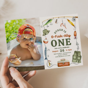 Foto: Convite de Aniversário de Pesca