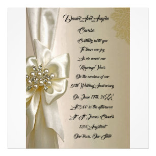 Foto Convite de Casamento Vintage Elegante – Dourado Or